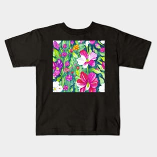 Floral pattern background Kids T-Shirt